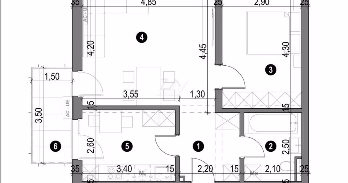 Apartament de vânzare cu 2 camere în zona Freidorf, Timișoara