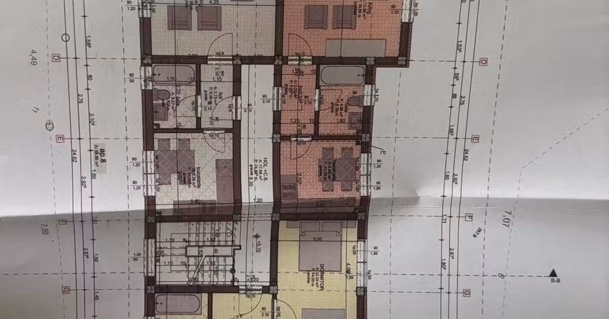 Apartament de vânzare cu 2 camere în zona Big-Bascov, Pitești