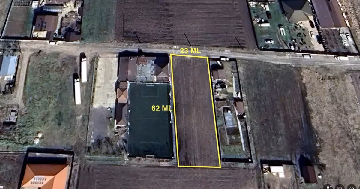 Teren Construcții intravilan de vânzare de 1410 mp, în Brănești