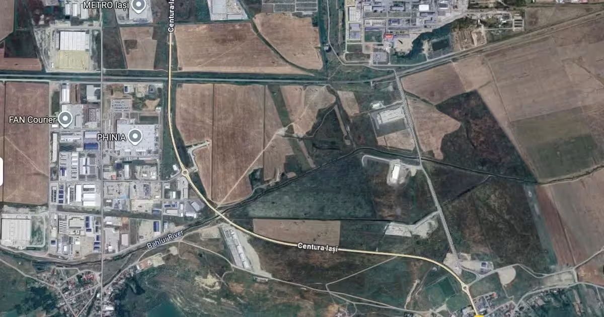 Teren Construcții intravilan de vânzare de 2000 mp, în zona Miroslava, Iași