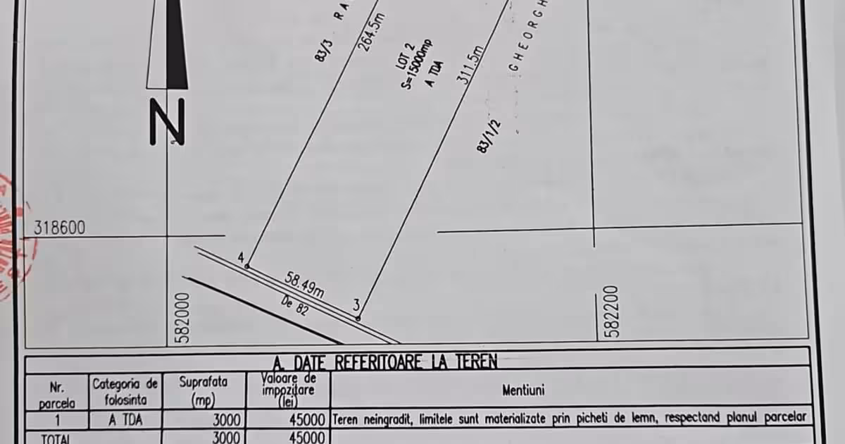 Teren agricol intravilan de vânzare de 1500 mp, în Măgurele