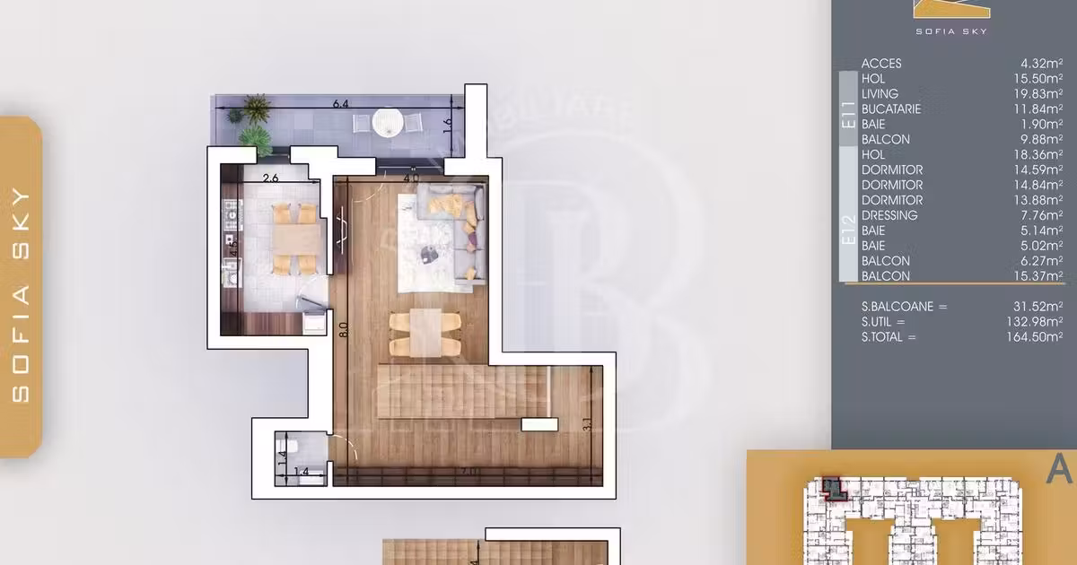 Apartament de vânzare cu 4 camere în zona Titan, Sector 3