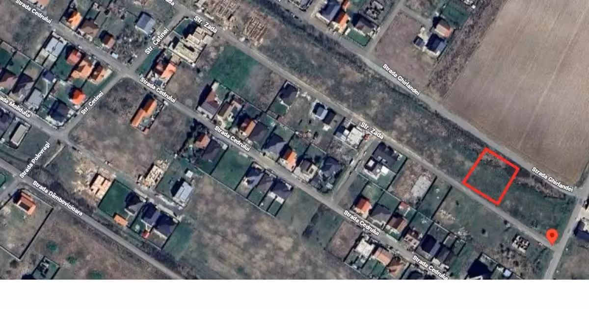 Teren Construcții intravilan de vânzare de 669 mp, în Moșnița Nouă