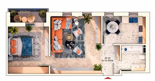 Apartament Mărăști
