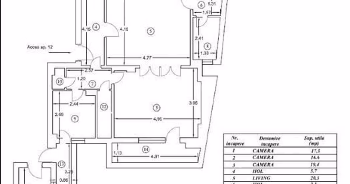 Apartament de vânzare cu 3 camere în zona Cișmigiu, Ultracentral