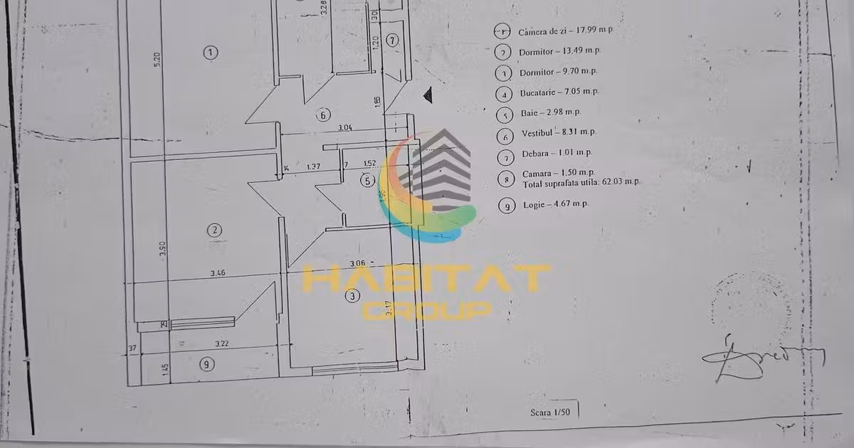 Apartament de vânzare cu 3 camere, mobilat în zona Brâncoveanu, Sector 4
