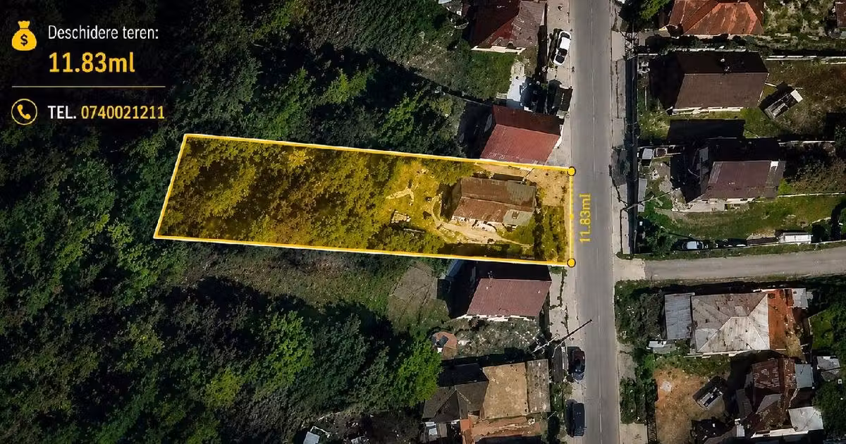 Teren Construcții intravilan de vânzare de 753 mp, în Ludești