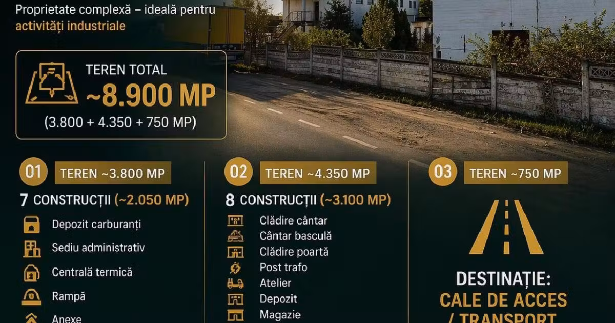 Spațiu industrial de vânzare în Orăștie