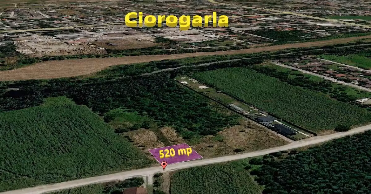 Teren agricol intravilan de vânzare de 500 mp, în Ciorogârla