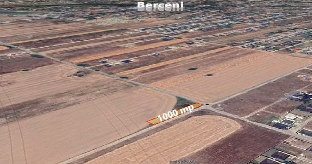 Teren agricol extravilan de vânzare de 1000 mp, în Berceni