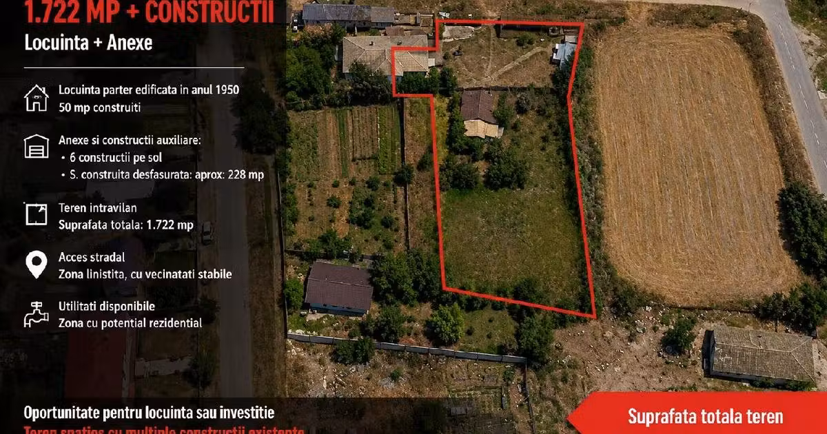 Casă individuală de vânzare cu 3 camere în Corbu