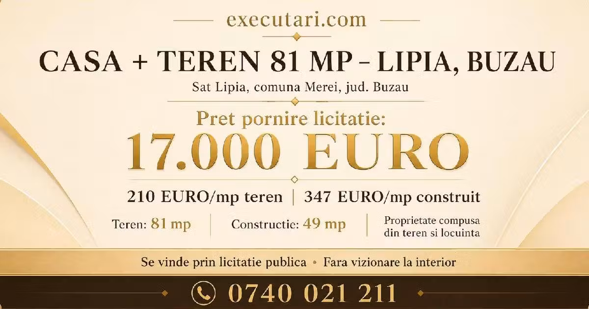 Casă individuală de vânzare cu 2 camere în Merei