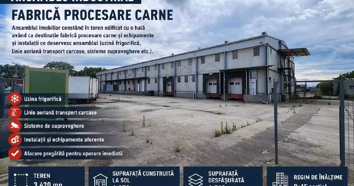 Spațiu comercial · 1372 m², Vest, Luduș