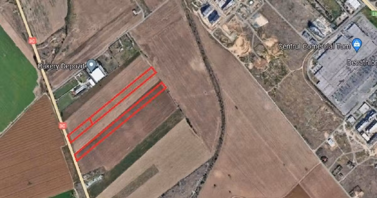 Teren agricol intravilan de vânzare de 9000 mp, în Constanța