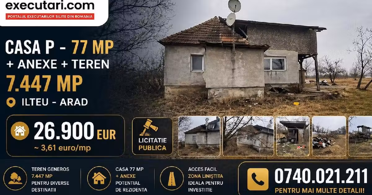 Casă individuală de vânzare cu 3 camere în Petriș