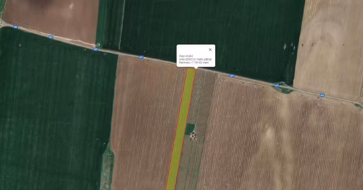 Teren agricol extravilan de vânzare de 20000 mp, în Tuzla
