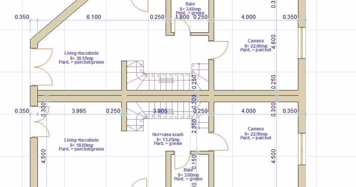 Duplex de vânzare cu 4 camere în Florești