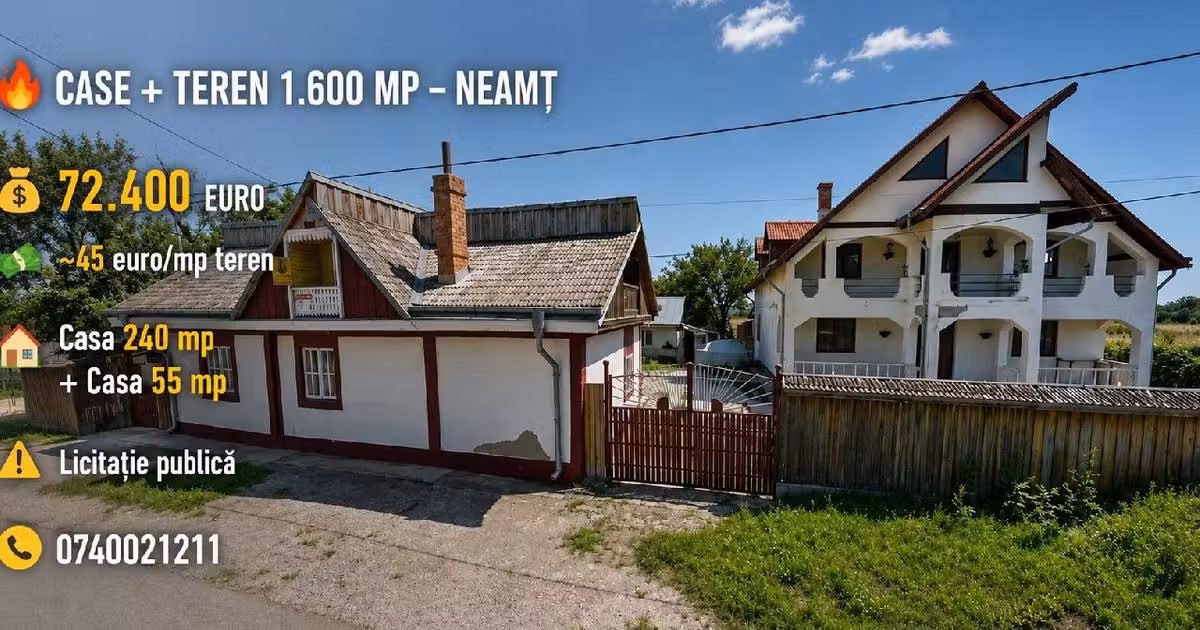 Casă individuală de vânzare cu 5 camere în Timișești