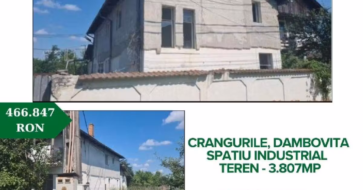 Spațiu industrial de vânzare în Crângurile