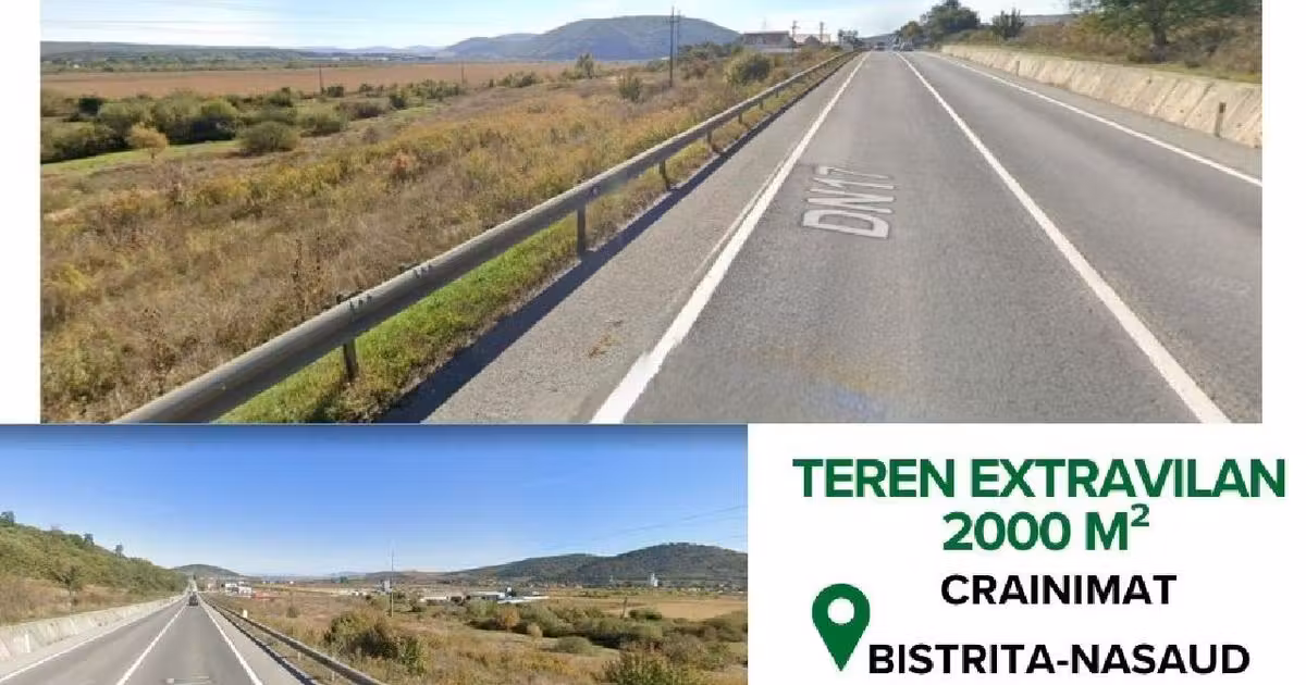 Teren extravilan de vânzare de 2000 mp, în Șieu-Măgheruș