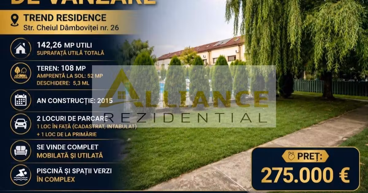 Casă individuală de vânzare cu 4 camere în Popești-Leordeni
