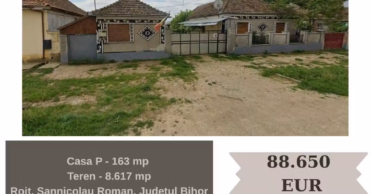 Casă individuală de vânzare cu 7 camere în Sânnicolau Român