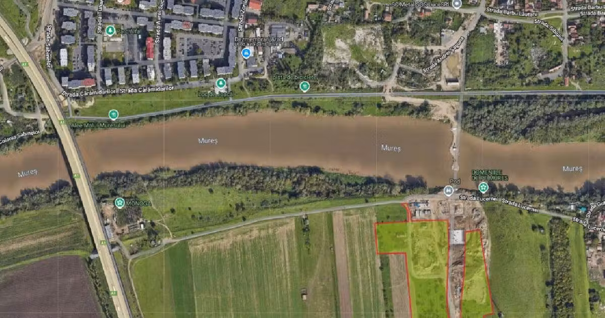 Teren Construcții intravilan de vânzare de 32100 mp, în zona Banu Mărăcine, Arad