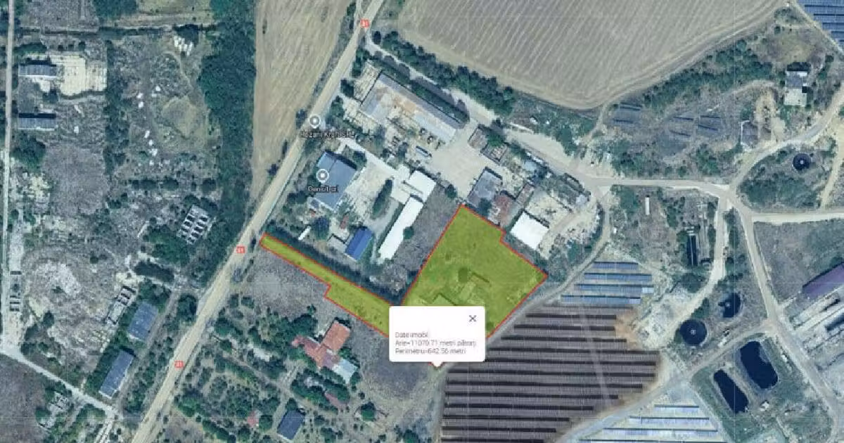 Teren Construcții intravilan de vânzare de 11000 mp, în Oltenița