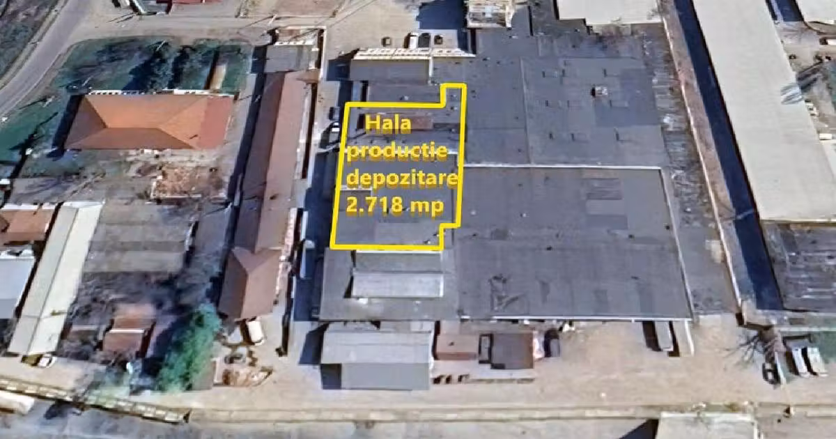 Spațiu industrial de vânzare 2316 mp în Drobeta-Turnu Severin