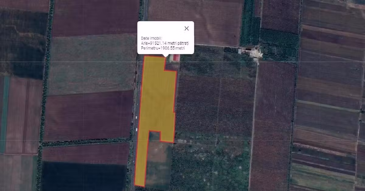 Teren Construcții intravilan de vânzare de 112000 mp, în zona Nord, Focșani