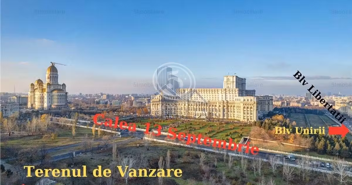 Teren Construcții intravilan de vânzare de 803 mp, în zona P-ța Unirii, Sector 3