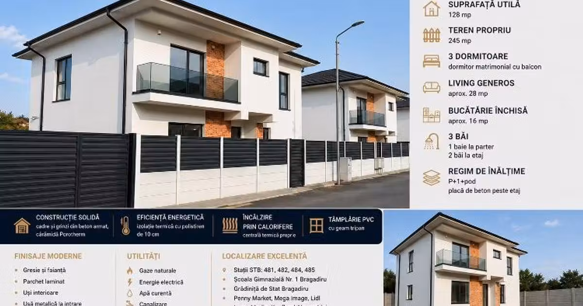 Casă de vânzare cu 4 camere în zona Alexandriei, Sector 5