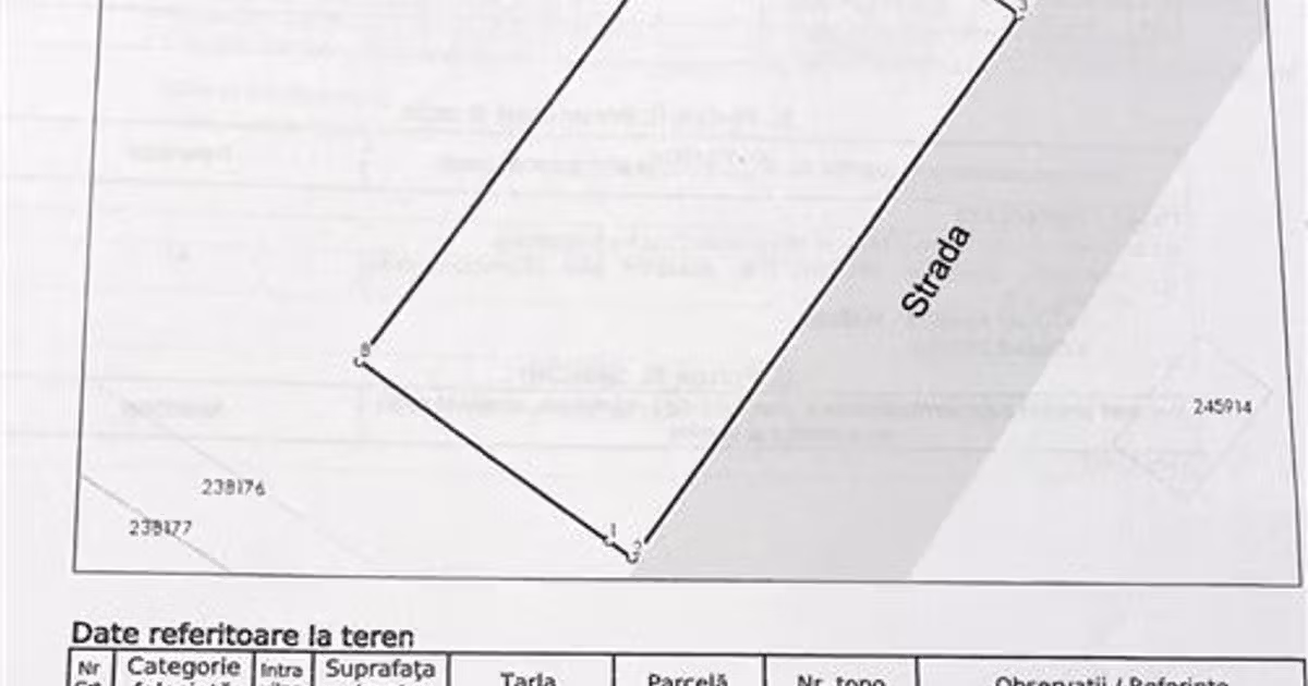 Teren Construcții intravilan de vânzare de 302 mp, în zona Apusului, Sector 6