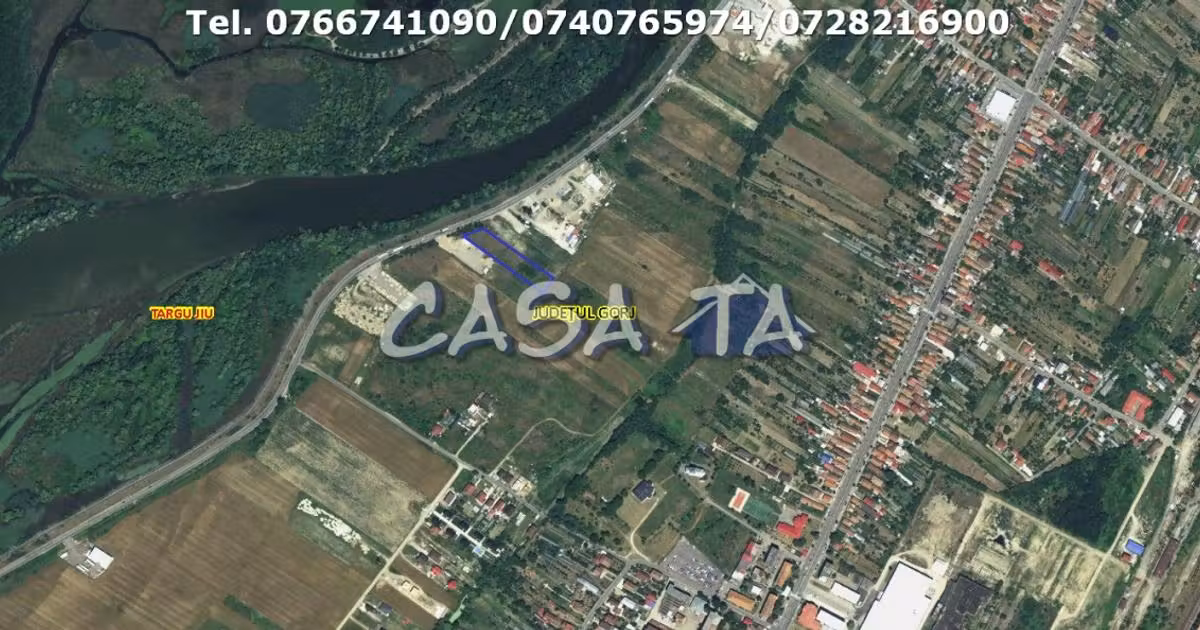 Teren Construcții intravilan de vânzare de 3633 mp, în zona Centura, Târgu Jiu
