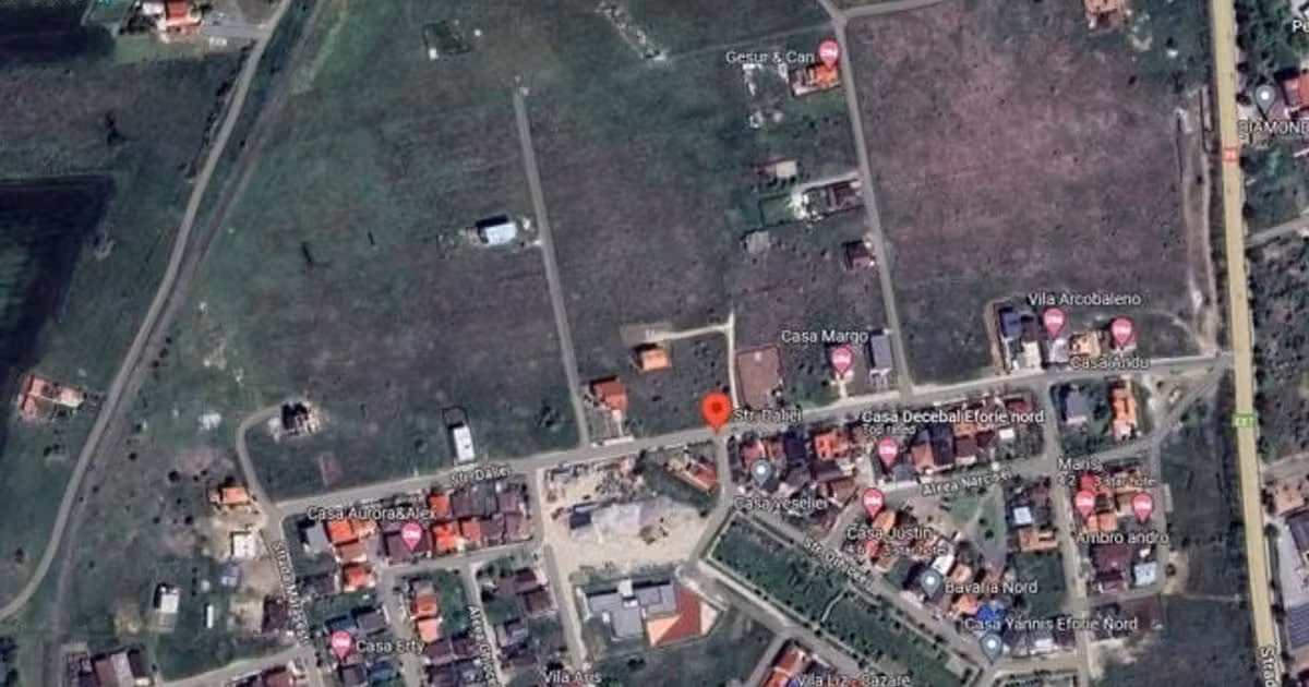 Teren Construcții intravilan de vânzare de 650 mp, în Eforie Nord