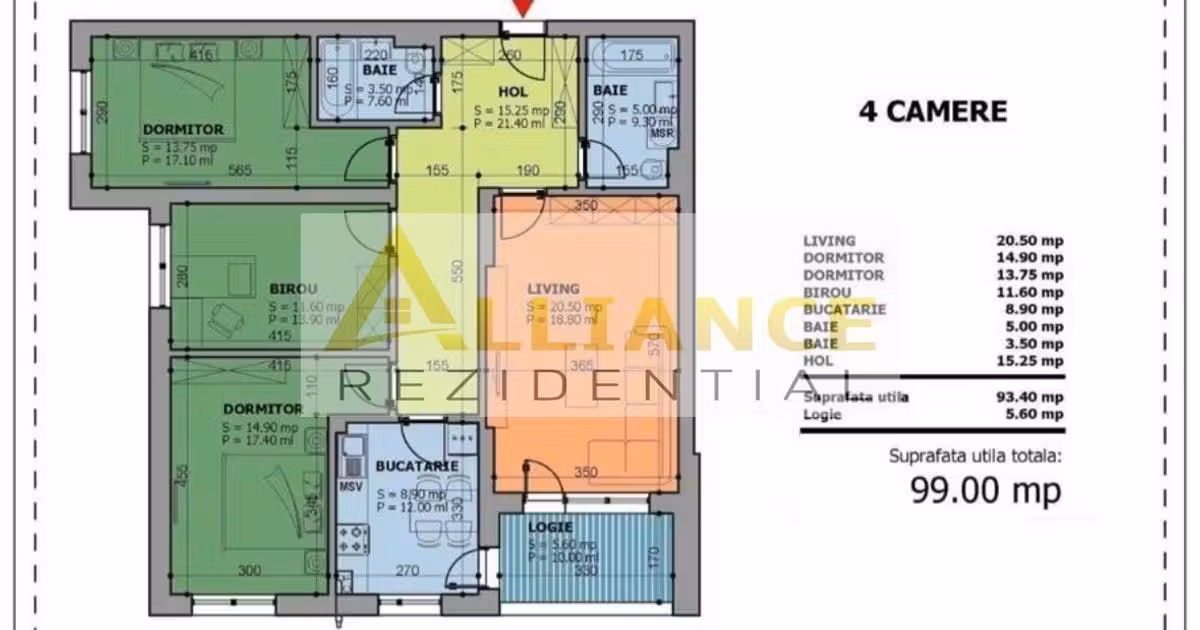 Apartament de vânzare cu 4 camere, mobilat în zona Berceni, Sector 4