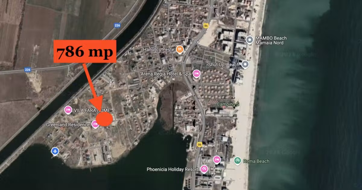 Teren Construcții intravilan de vânzare de 786 mp, în Mamaia-Sat