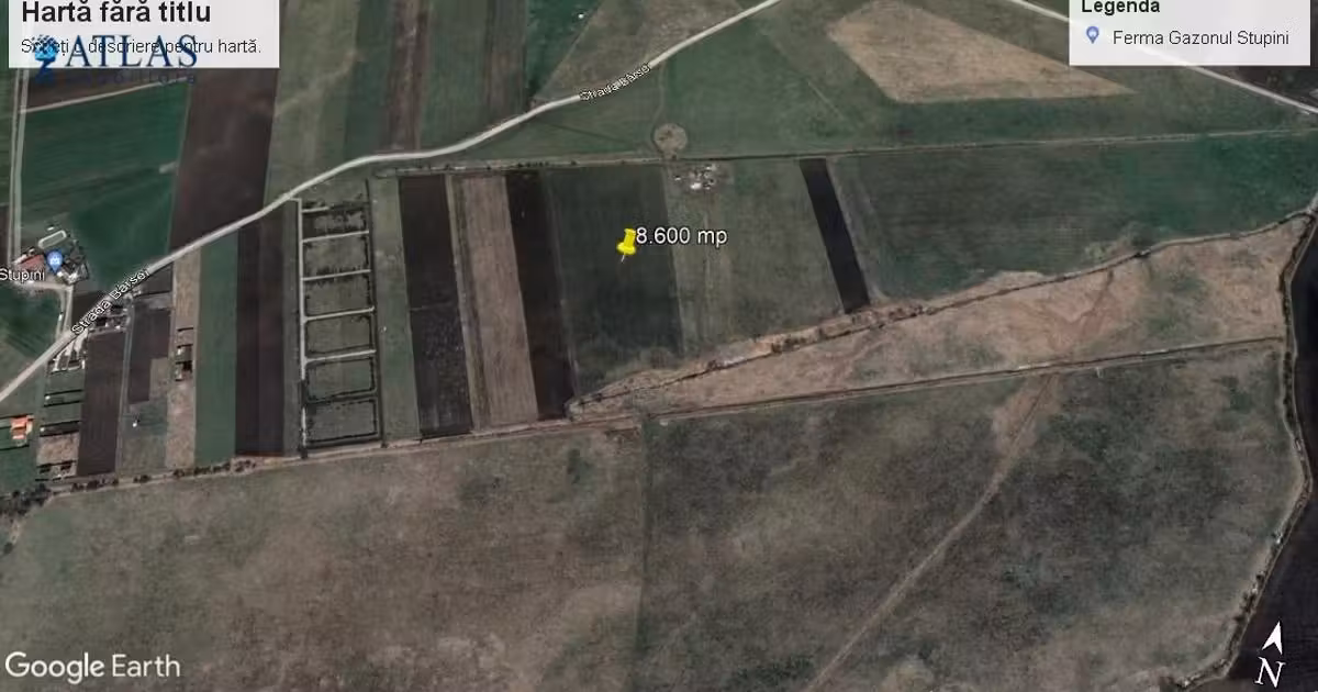 Teren agricol intravilan de vânzare de 43100 mp, în zona Stupini, Brașov