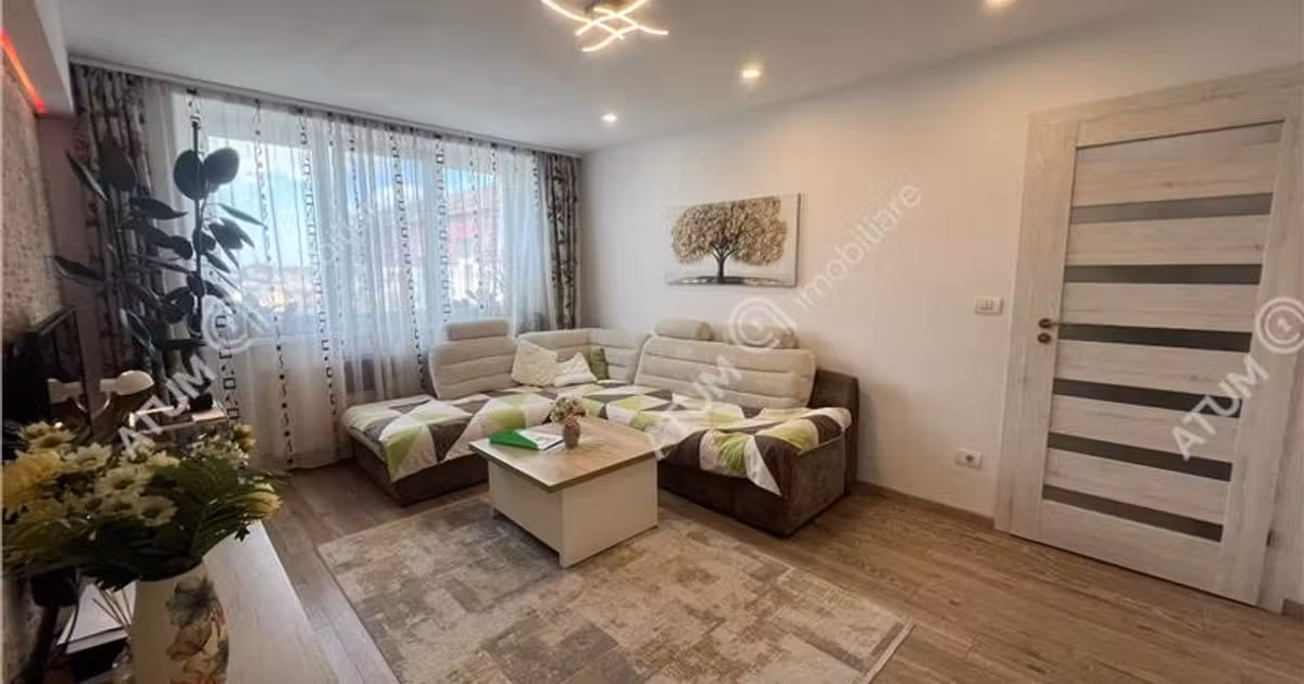 Apartament de vânzare cu 3 camere, mobilat în zona Hipodrom 1, Sibiu