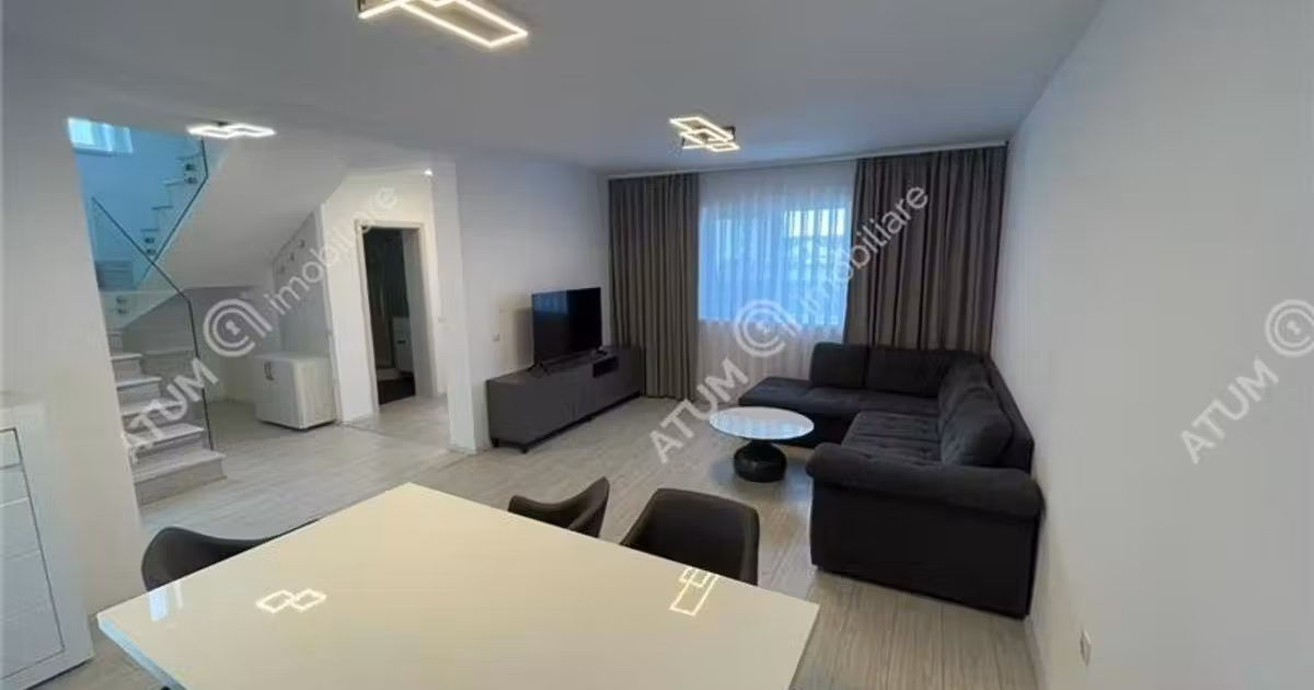 Duplex de vânzare cu 4 camere, mobilat în Șelimbăr