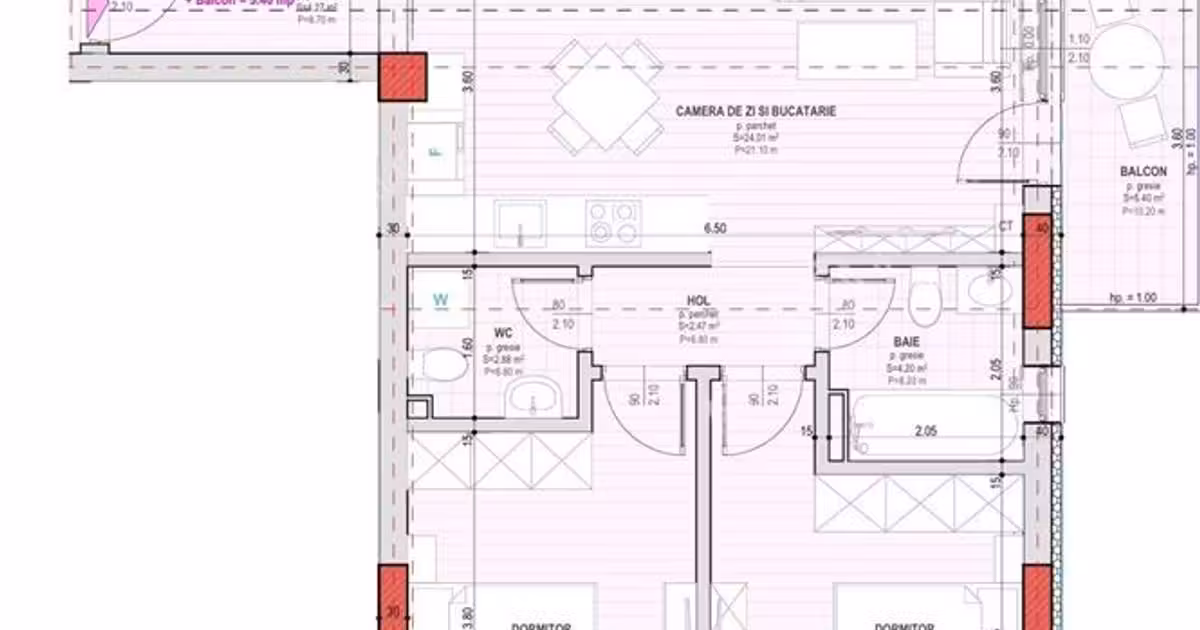 Apartament de vânzare cu 3 camere în Șelimbăr