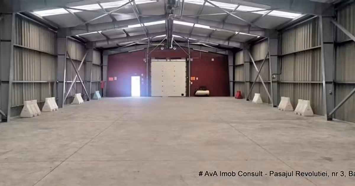 Spațiu industrial de vânzare 223 mp în zona Izvoare, Bacău