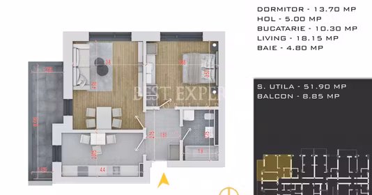Apartament Titan