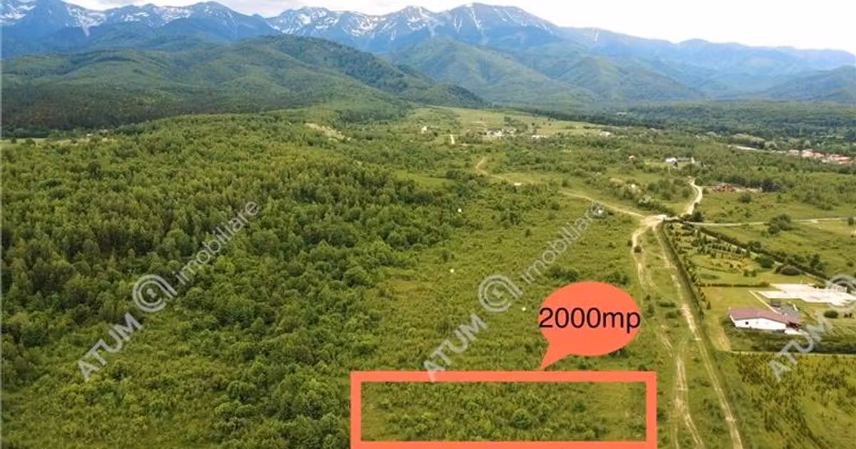 Teren extravilan de vânzare de 2000 mp, în Porumbacu de Sus