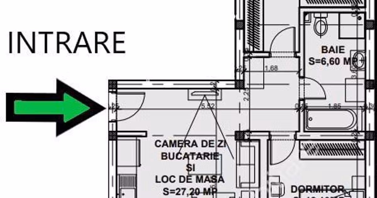 Apartament de vânzare cu 3 camere în zona Exterior Sud, Sibiu