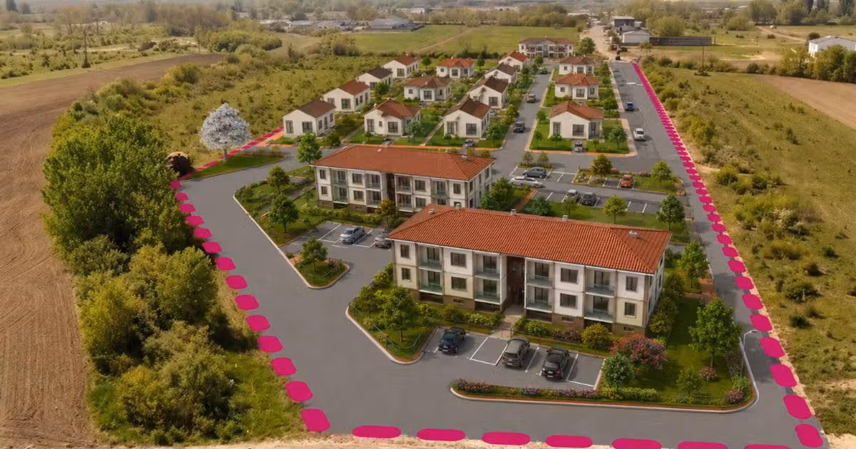Teren Construcții intravilan de vânzare de 600 mp, în Moșnița Nouă
