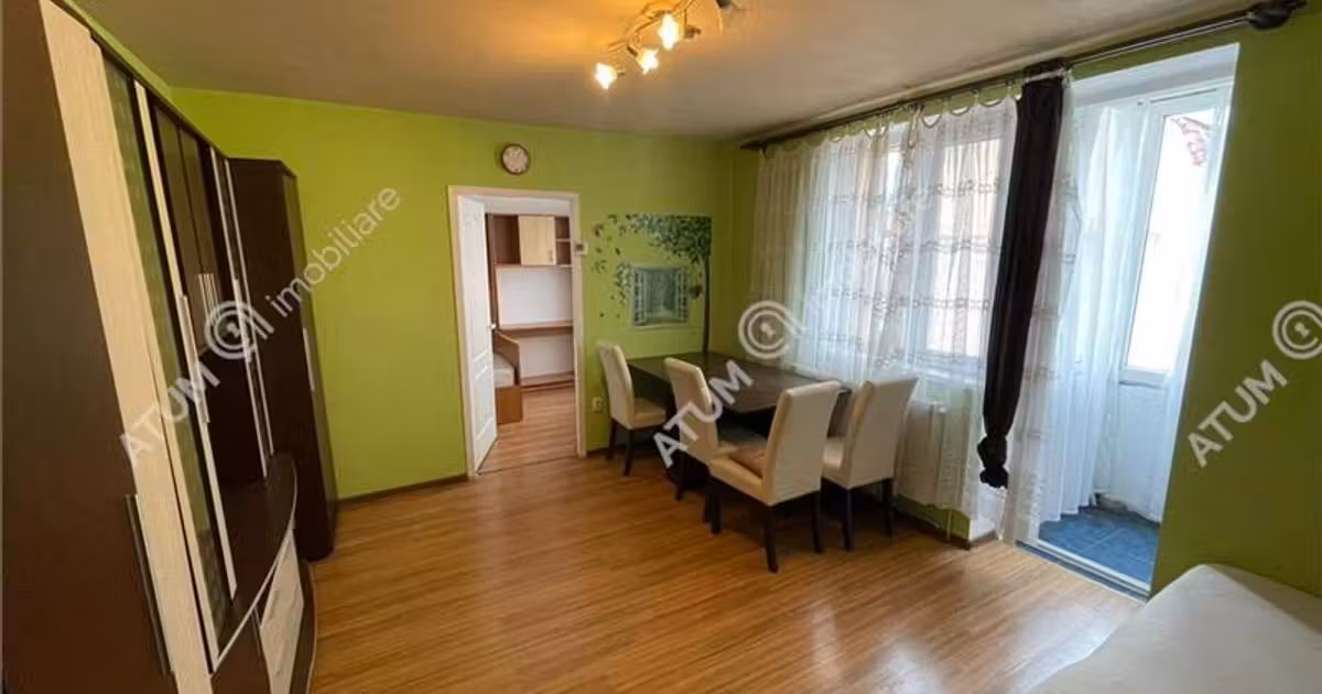 Apartament de vânzare cu 2 camere, mobilat în zona Cedonia, Sibiu