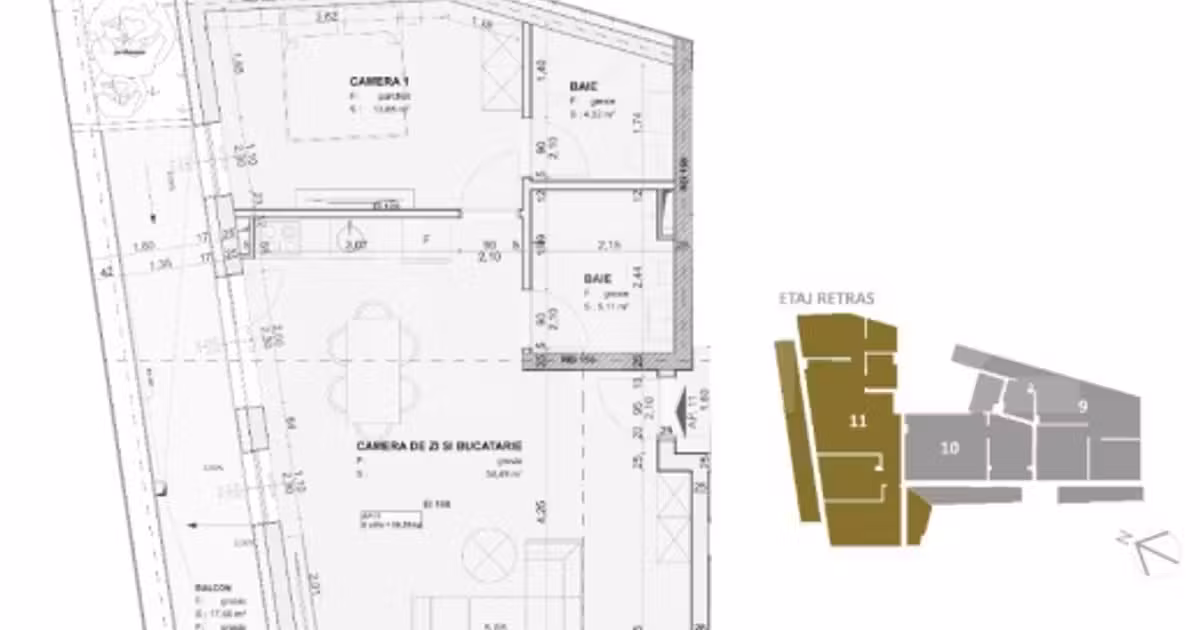 Apartament de vânzare cu 4 camere în zona Central, Cluj-Napoca