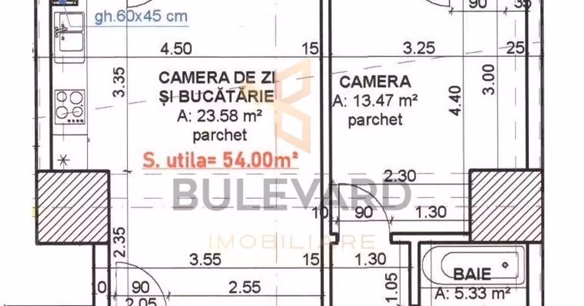 Apartament de vânzare cu 2 camere, mobilat în zona Mănăștur, Cluj-Napoca