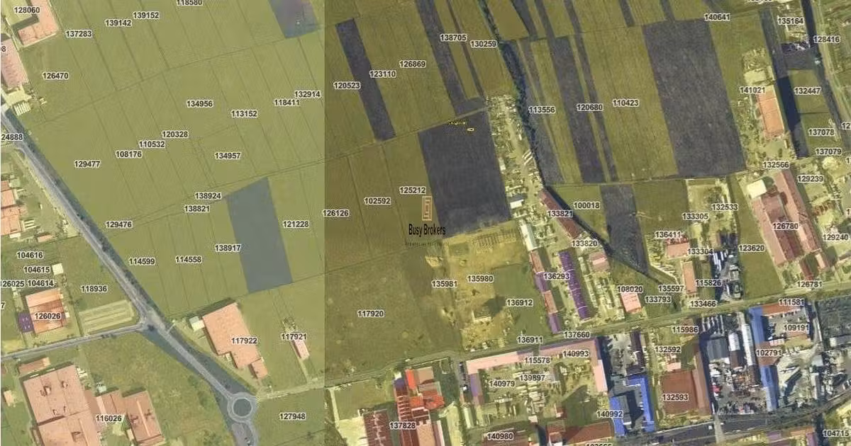 Teren Construcții intravilan de vânzare de 10000 mp, în zona Industrial Vest, Sibiu